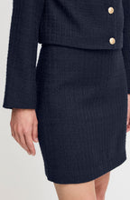Navy Epia Bucle Skirt
