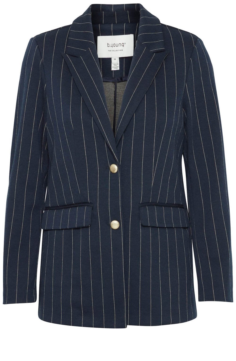 Navy Striped Rowan Blazer