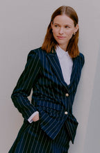 Navy Striped Rowan Blazer