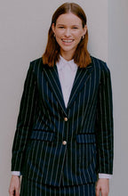 Navy Striped Rowan Blazer
