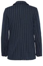 Navy Striped Rowan Blazer