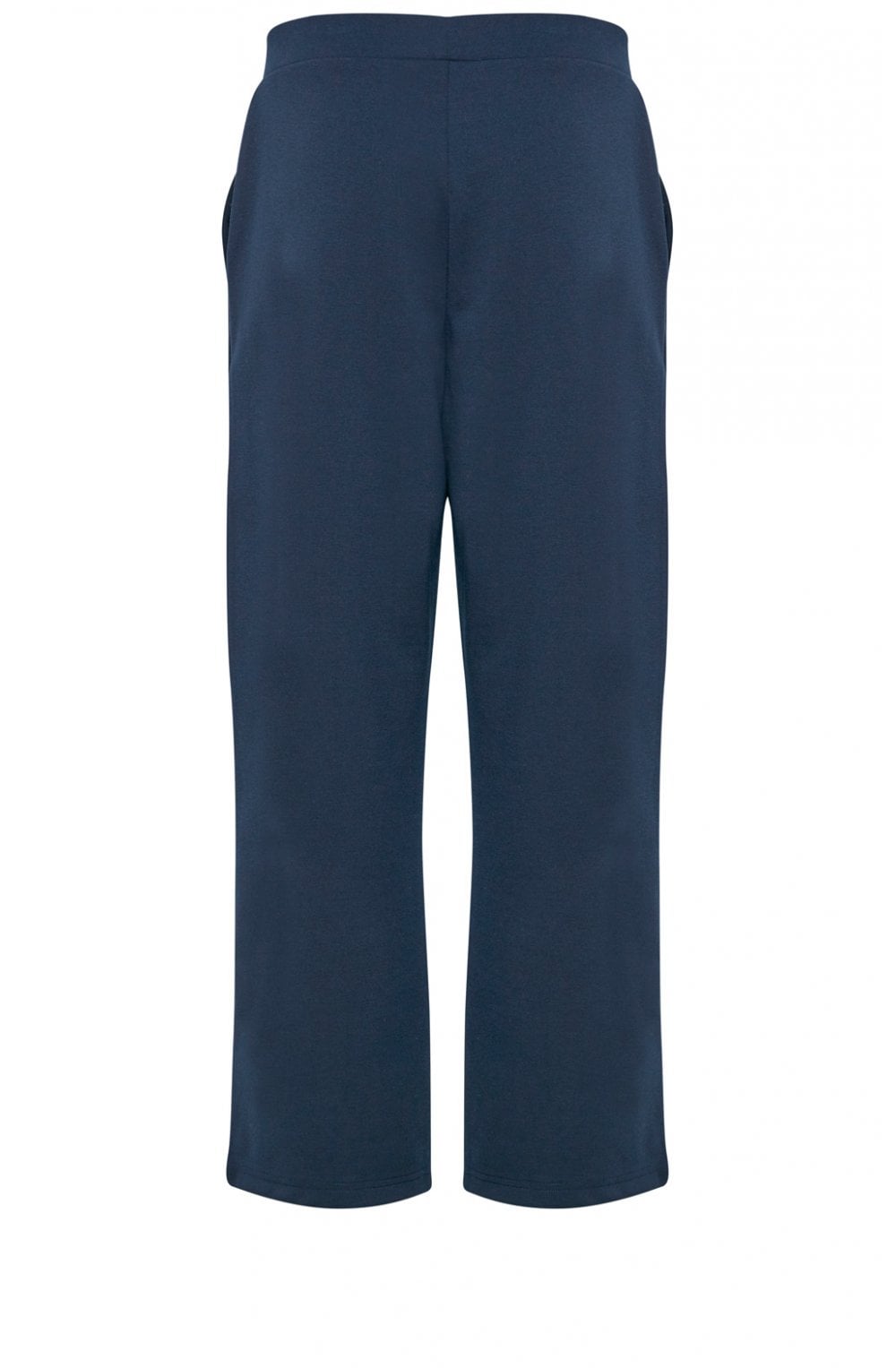Navy Wide Leg Jersey Culottes