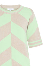 Nile Green Mix Knitted T Shirt
