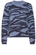 Nolle Blue Patterned Jumper