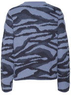 Nolle Blue Patterned Jumper