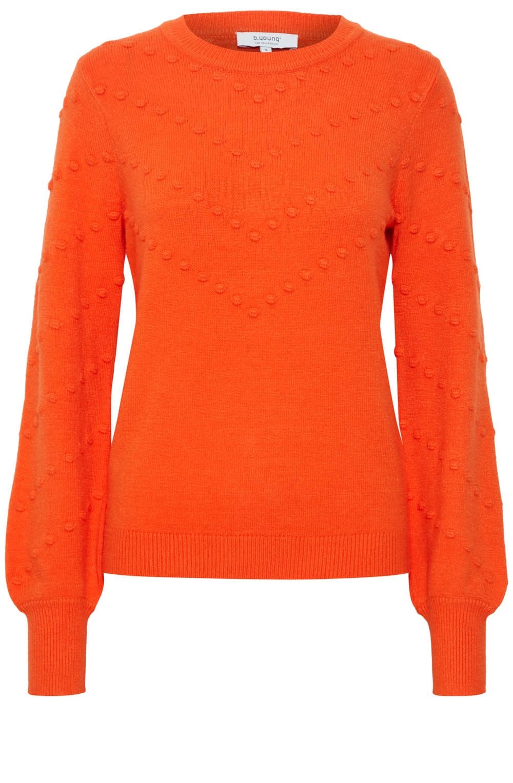 Nonina Dot Jumper in Flame Orange