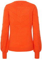 Nonina Dot Jumper in Flame Orange