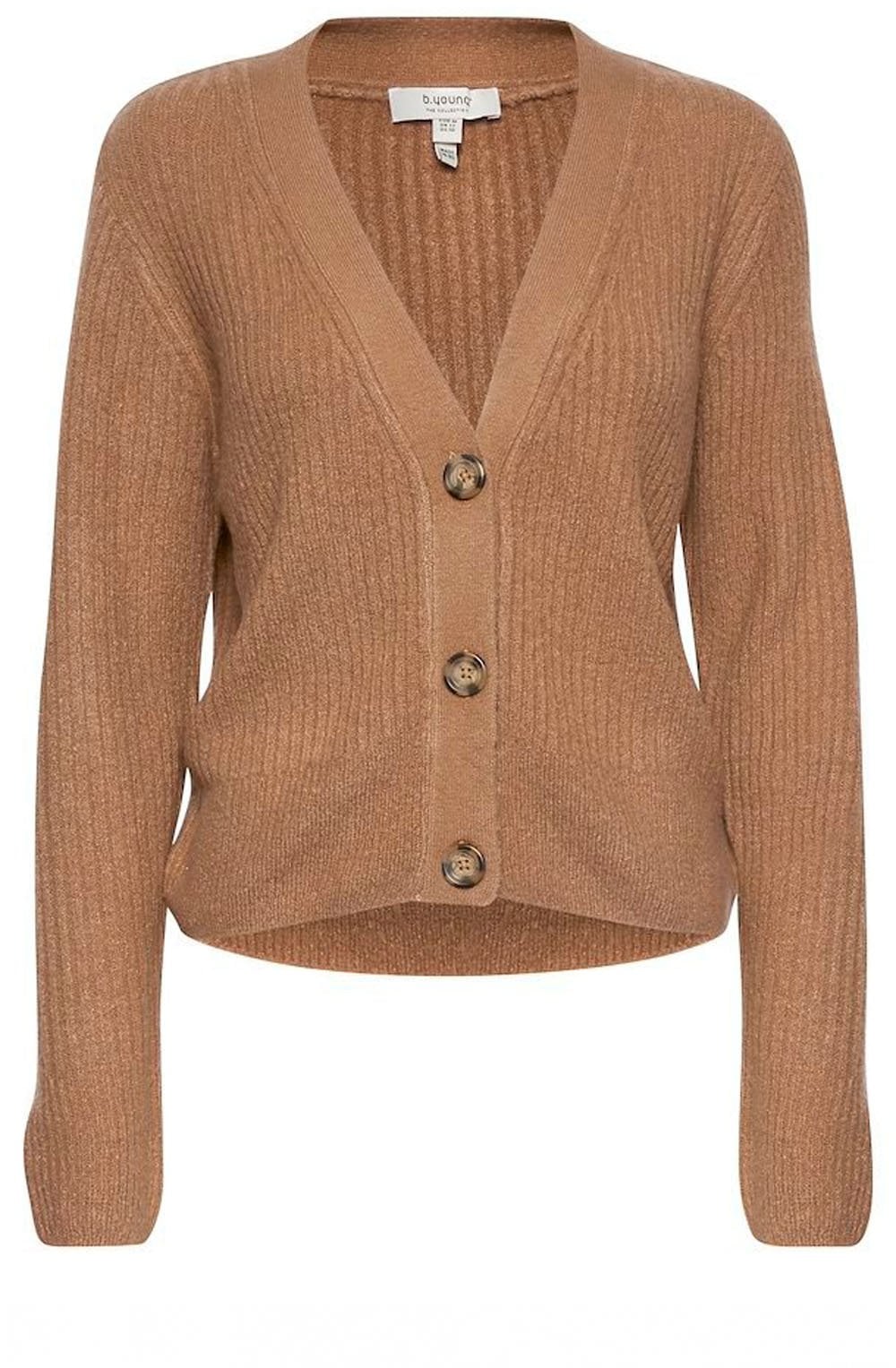 Nora Tan Ribbed Cardigan