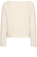 Oatmeal Sequin Blouse