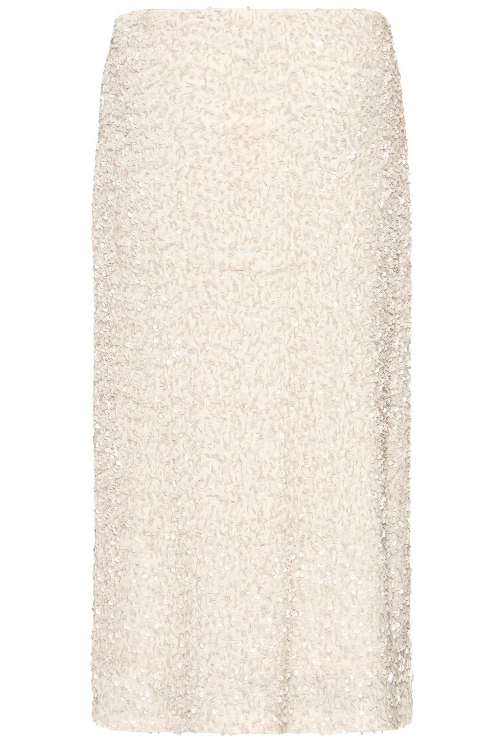 Oatmeal Sequin Midi Skirt