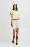 Off White Chino Shorts