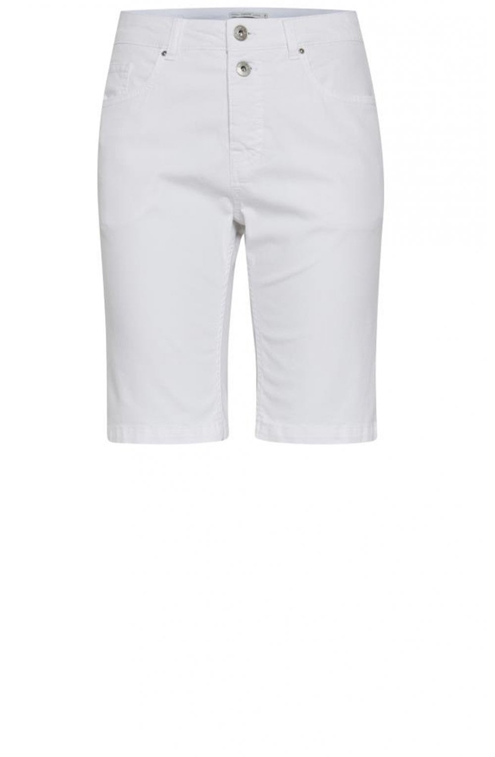 Off White Jean Shorts