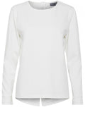 Off White Jersey Top