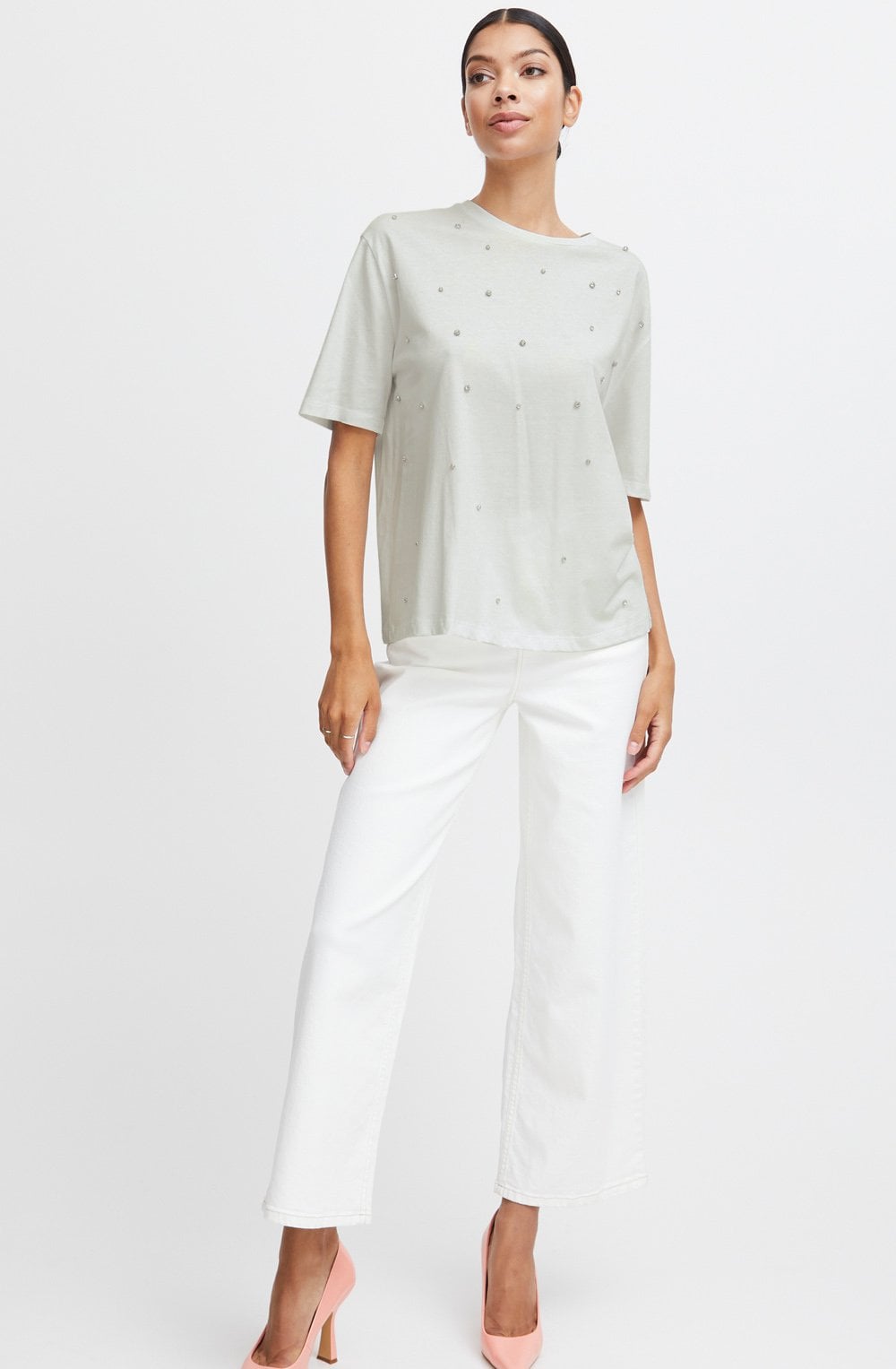 Off White Jewel Oversized T Shirt