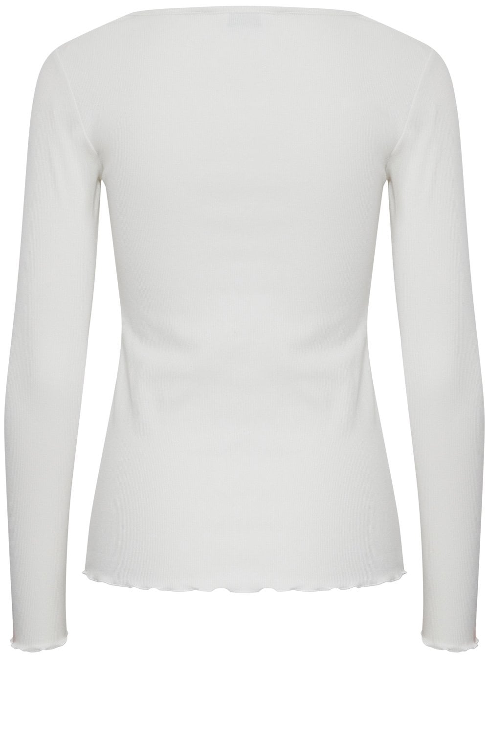 Off White Lettuce Trim Top