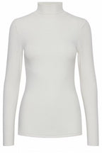 Off White Roll Neck Top