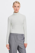 Off White Roll Neck Top