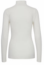 Off White Roll Neck Top