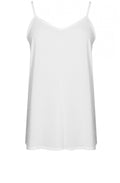 Off White Vest Top