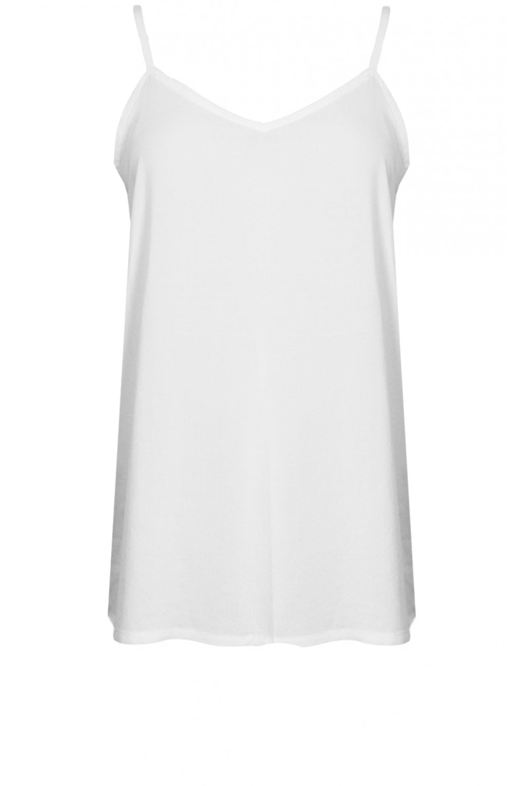 Off White Vest Top