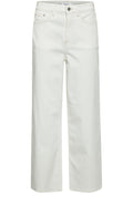 Off White Wide Leg Jeans