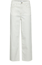 Off White Wide Leg Jeans