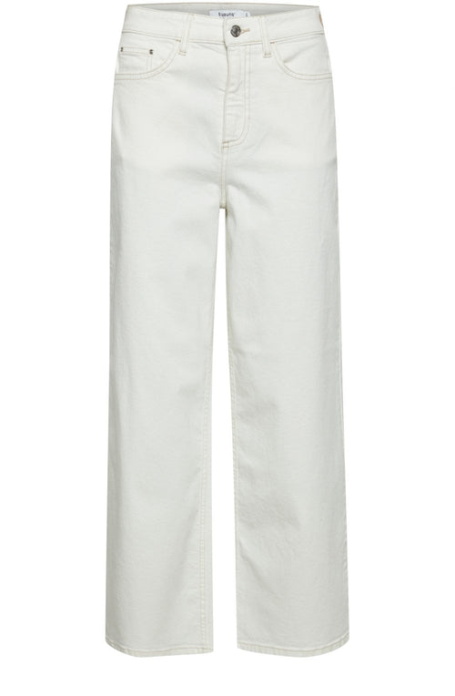 Off White Wide Leg Jeans