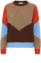 Oksana Tiger's Eye Jacquard Jumper