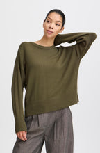 Olive Night Ribbed Detail Jumper