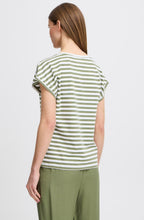 Olivine Pleated Shoulder Top