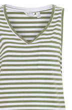 Olivine Pocket Detail Neck Top