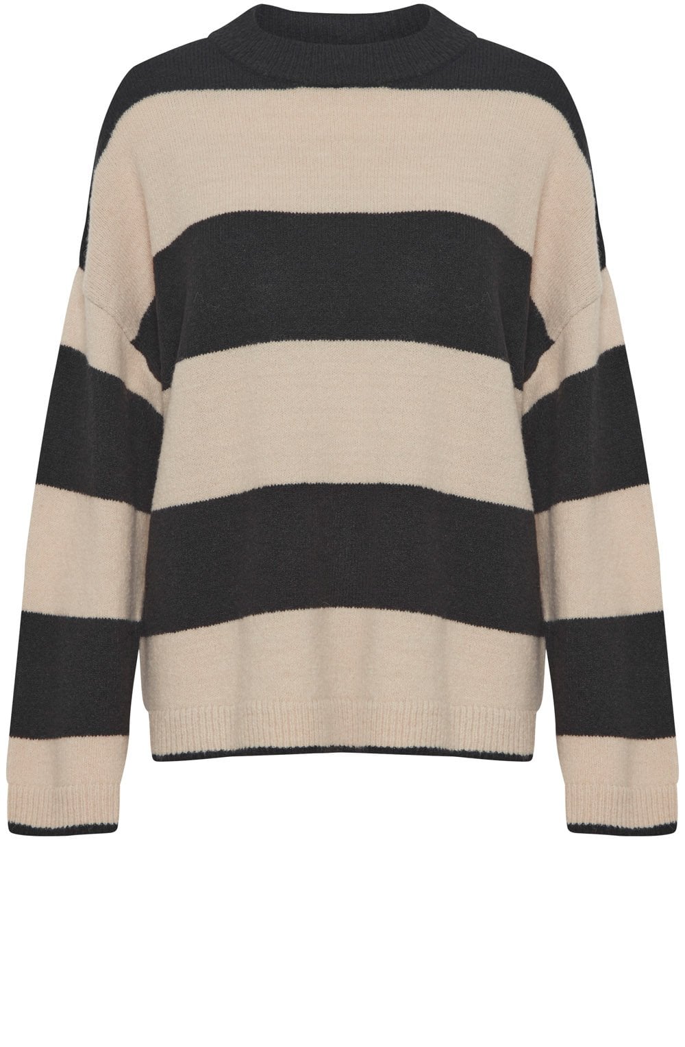 Omartha Striped Oversized Knitted Jumper