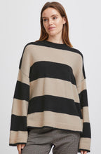 Omartha Striped Oversized Knitted Jumper