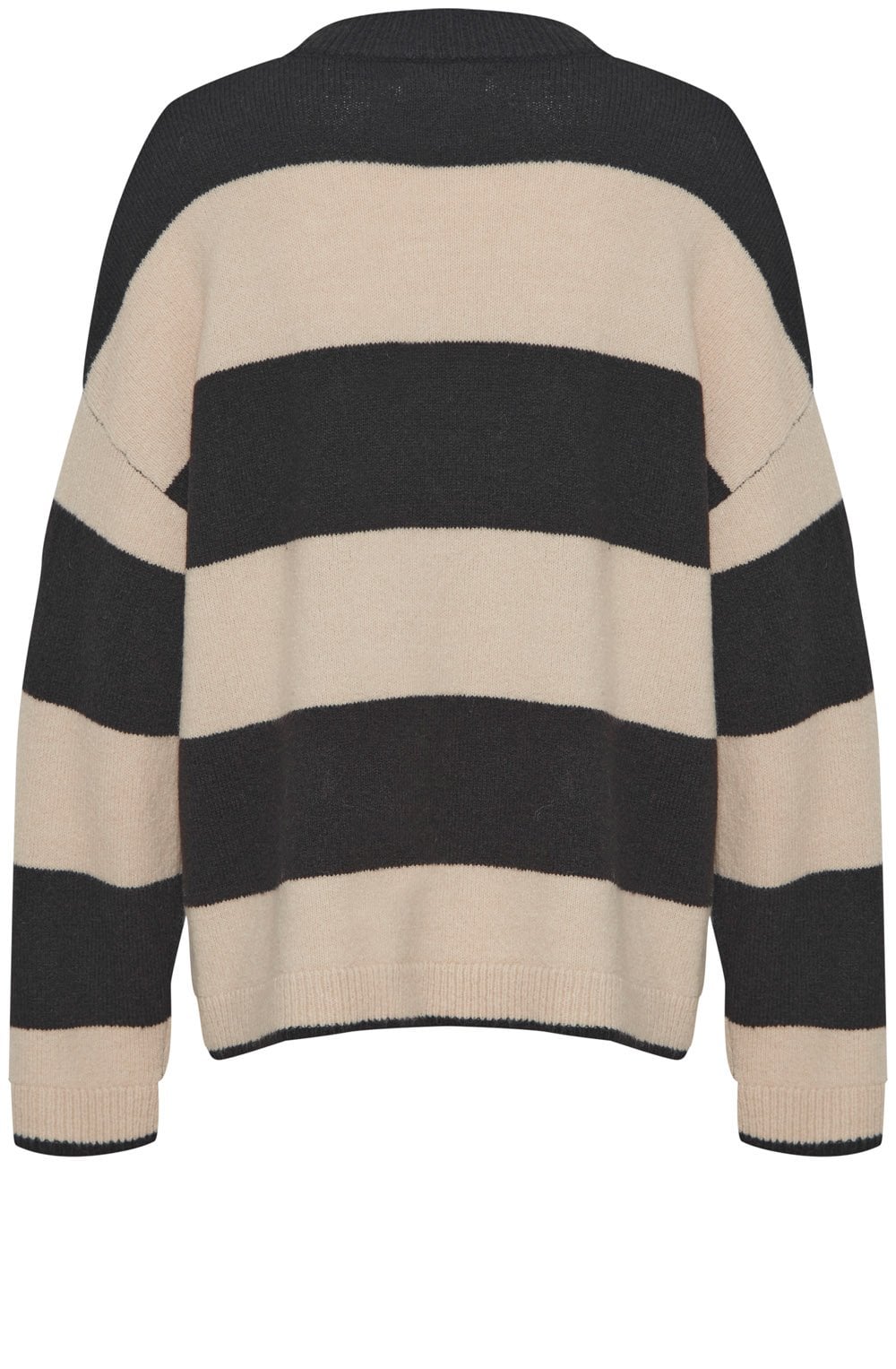 Omartha Striped Oversized Knitted Jumper