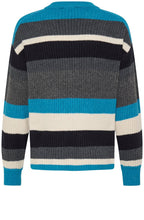 Onema Fjord Blue Mix Striped Jumper
