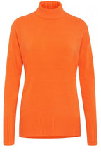 Orange High Neck Jumper