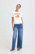 Orange Print Sobbe T Shirt