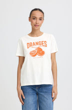 Orange Print Sobbe T Shirt