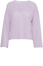 Orchid Bloom Textured Knit Pullover