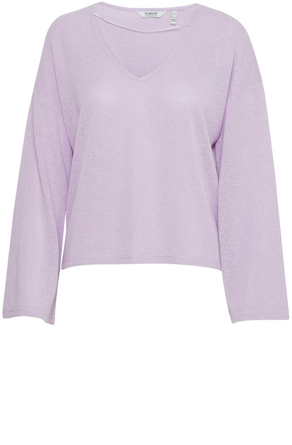 Orchid Bloom Textured Knit Pullover
