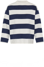 Otari Medieval Blue Striped Oversized Jumper