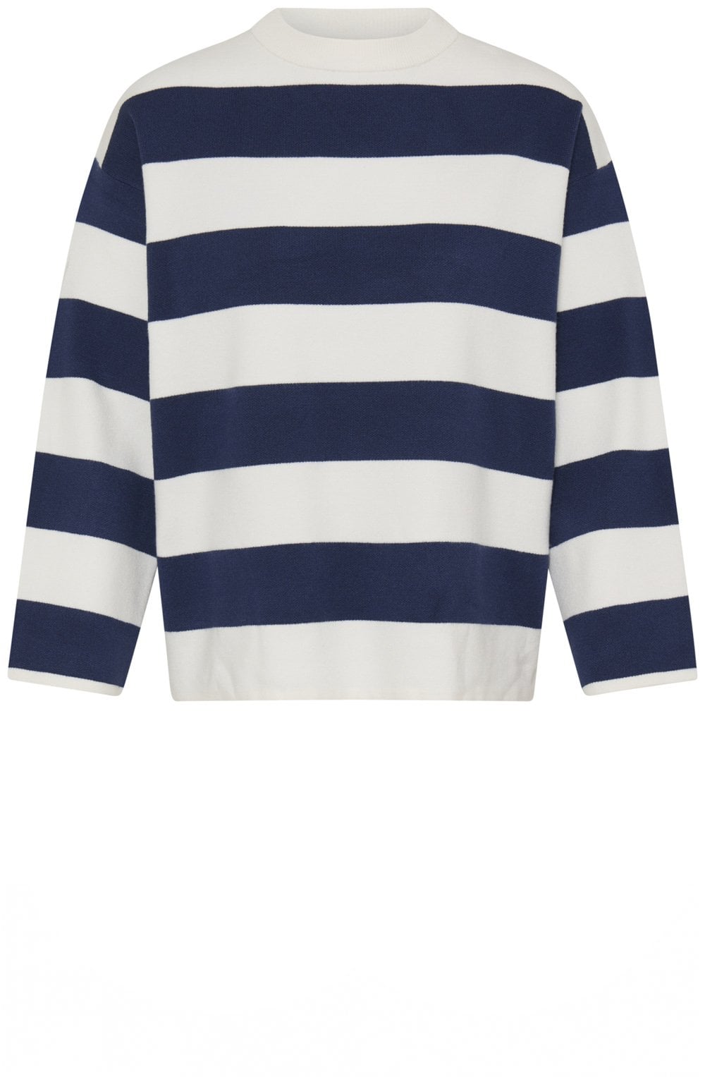 Otari Medieval Blue Striped Oversized Jumper