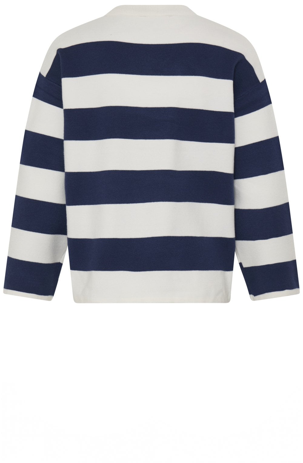 Otari Medieval Blue Striped Oversized Jumper