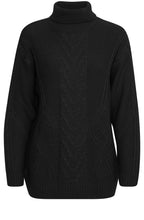 Otinka Black Cable Knit Jumper