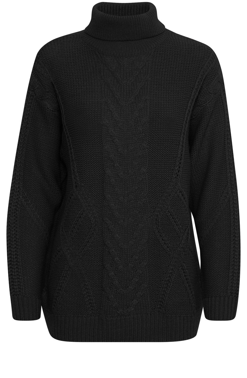 Otinka Black Cable Knit Jumper