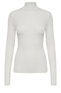 Pacia Cream Polo Neck Top