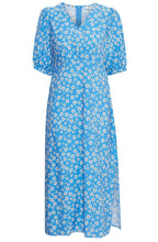Palace Blue Flowers Ibano Dress