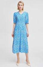 Palace Blue Flowers Ibano Dress