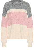 Pale Mauve Colour Block Jumper