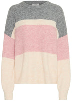 Pale Mauve Colour Block Jumper